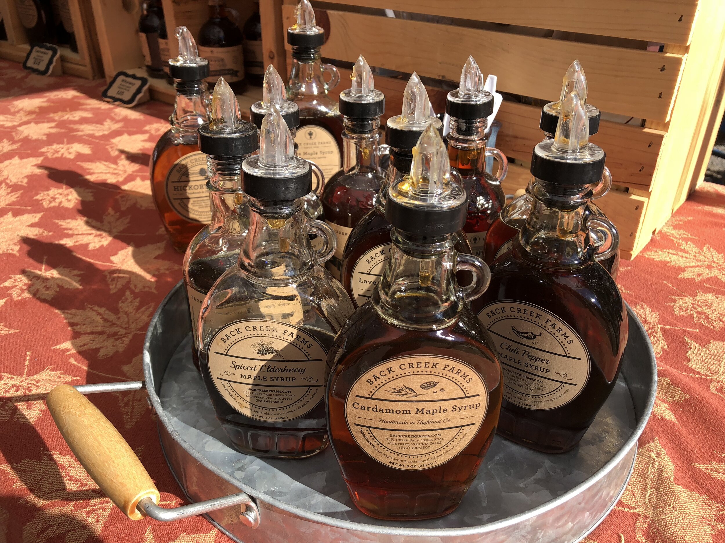 Maple Syrup in Bottles