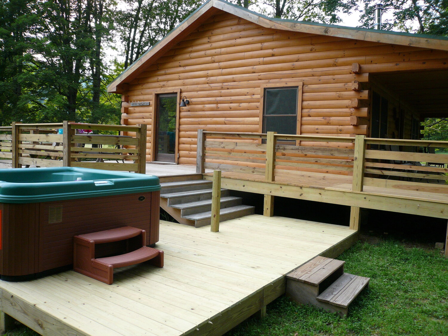 Cabin deck outside